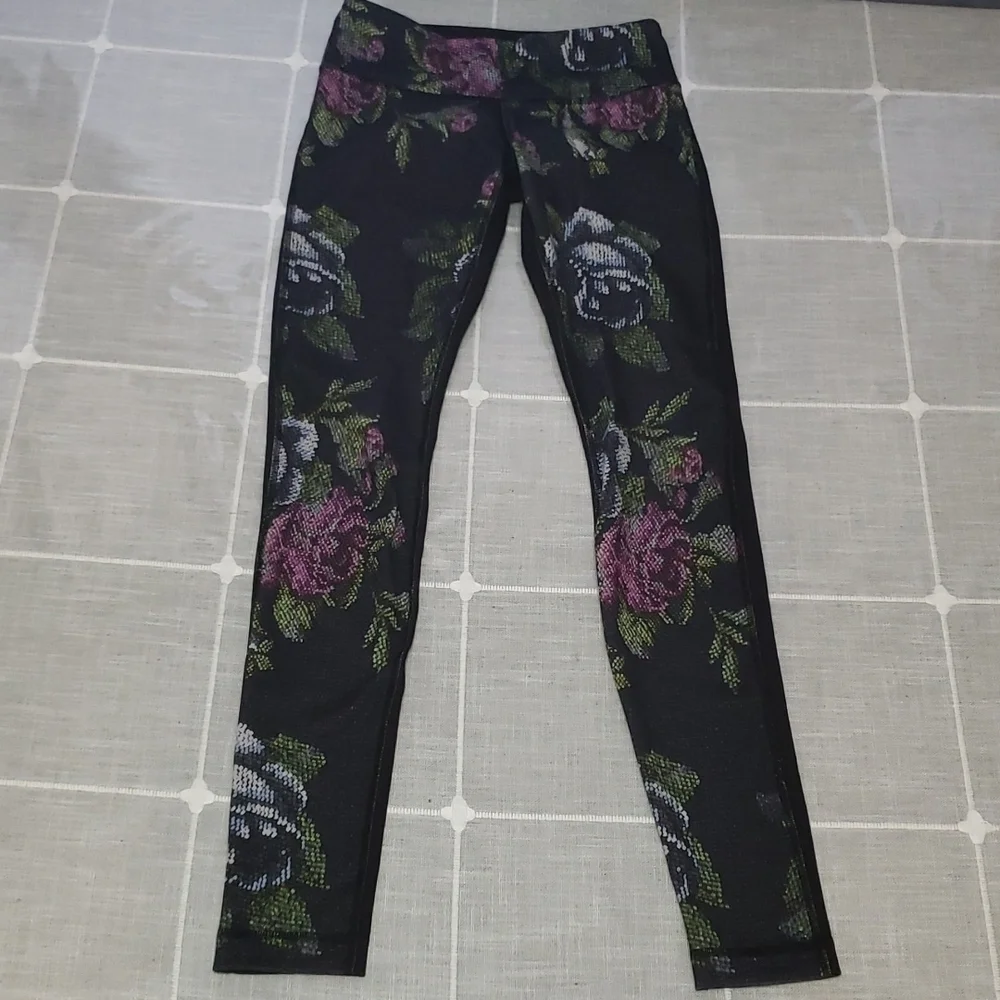 Lululemon Athletica Wunder Under Garden Party Floral Leggings, Size 4